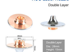 Ugelli doppi HSG, Diametro: φ28 mm, Altezza: 15 mm, Filettatura: M11, Materiale: Cromato