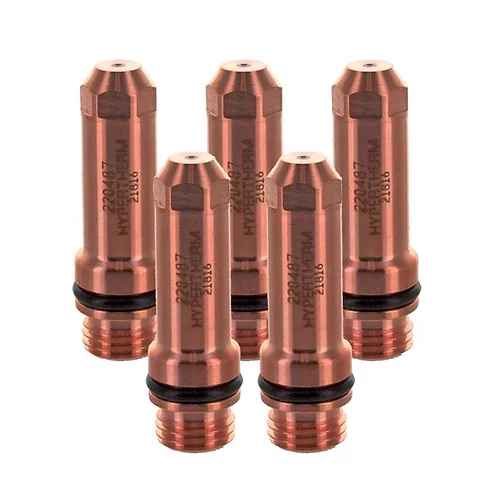 Hypertherm 220487 электрод Hsd/Hypro2000/Maxpro2000 130A Air-130A O2, 5 багц, 220487(Мөнгө)