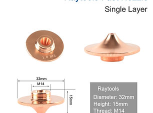 Hitre enojne šobe Raytools, navoj: M14