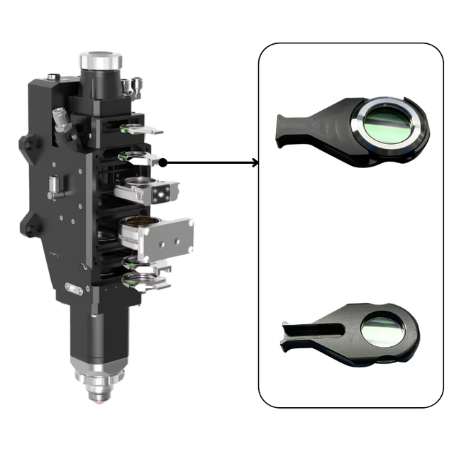 PSM0240 Gruppo cassetto lente protettiva superiore per testa di taglio laser BOCI BLT441